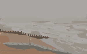 Danny Mooney 'South westerly, 29 mph 26/1/2014 Digital painting